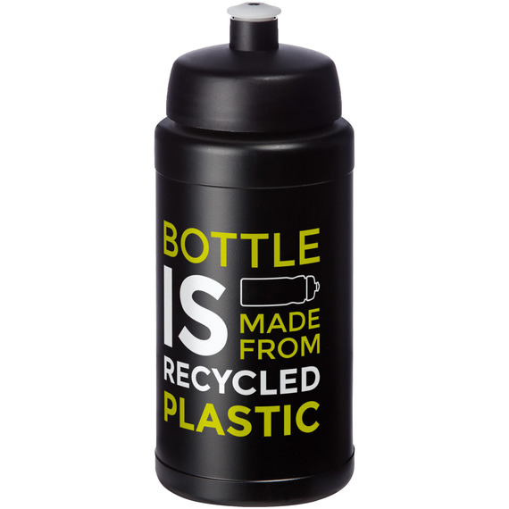 Gourde publicitaire de sport recyclée Baseline de 500 ml