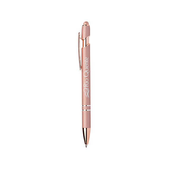 Stylo stylet publicitaire personnalisé express Goldstar® Prince Softy Rose Gold Métallique