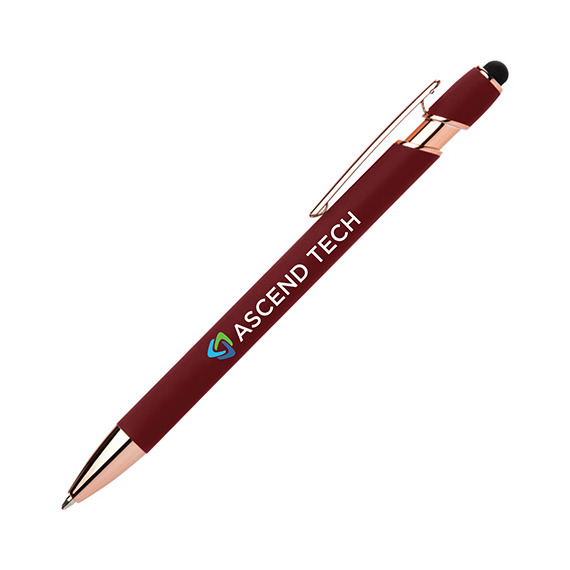 Stylo stylet publicitaire personnalisé express Goldstar® Prince Softy Rose Gold