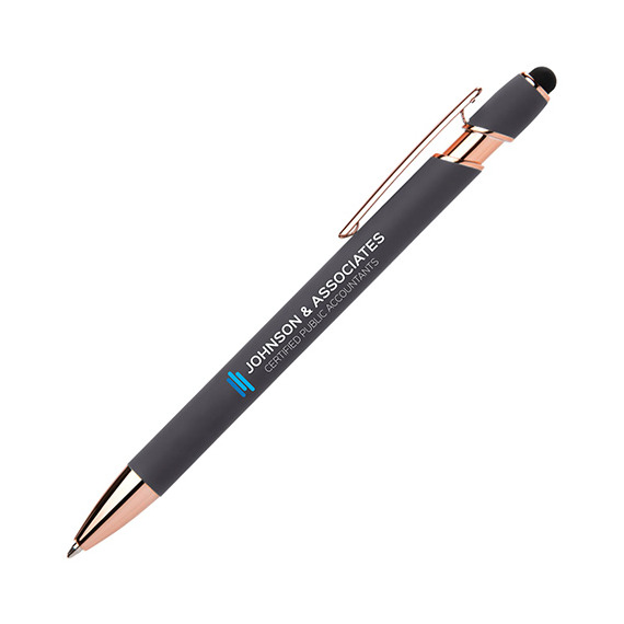 Stylo stylet publicitaire personnalisé express Goldstar® Prince Softy Rose Gold