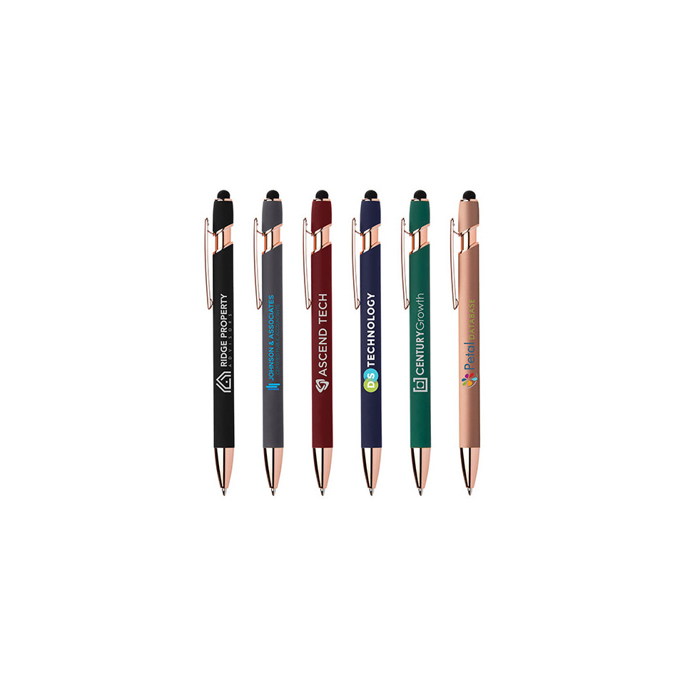 Stylo stylet publicitaire personnalisé express Goldstar® Prince Softy Rose Gold