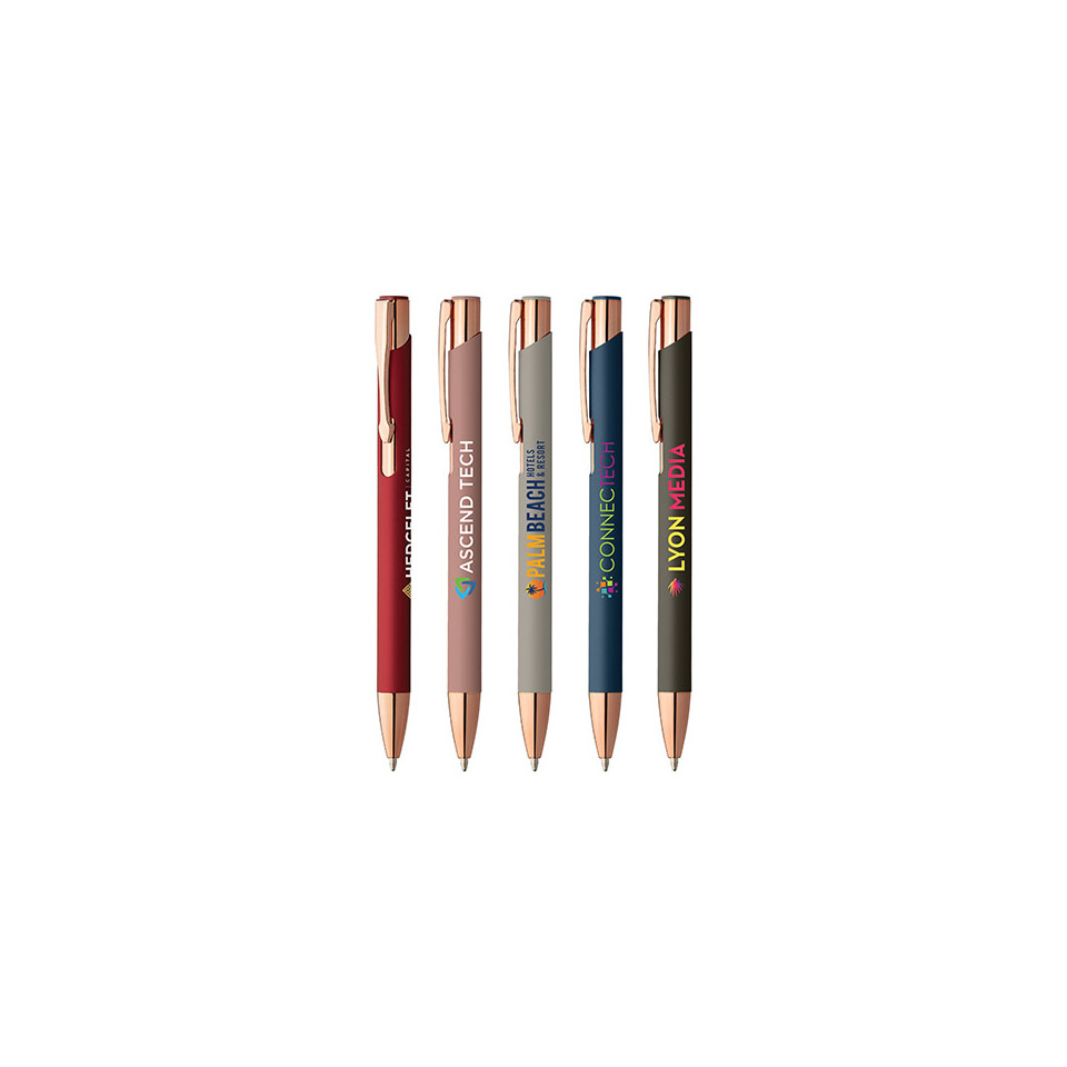 Stylo bille publicitaire express Goldstar® Crosby Softy Rose Gold