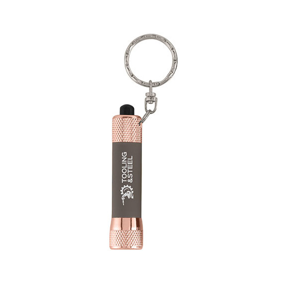 Porte-clés lampe personnalisé express Goldstar® Mc Queen Softy rose gold