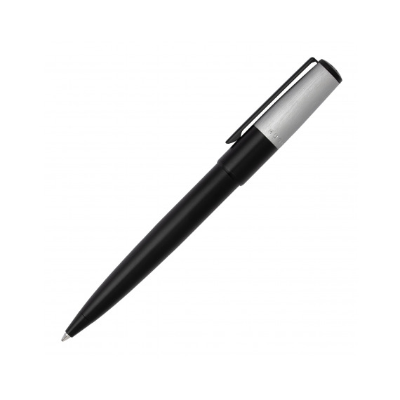 Stylo bille Hugo BOSS publicitaire Gear Minimal Black & Chrome