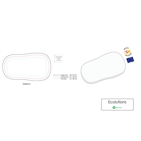 Sticky Note publicitaire écologique sur mesure BIC 101x75mm