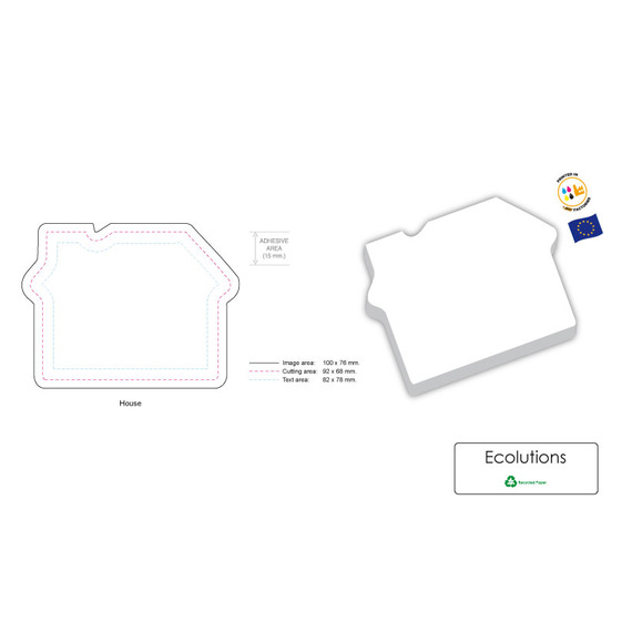 Sticky Note publicitaire écologique sur mesure BIC 101x75mm