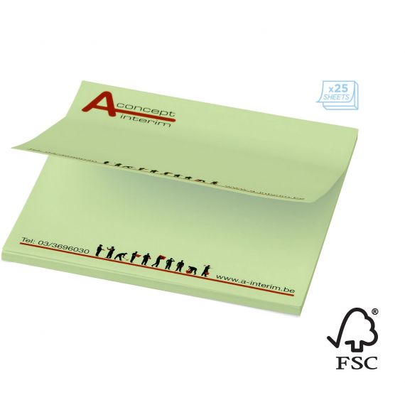 Post-its publicitaire Sticky-Mate® 75x 75 mm fabriquation Europe