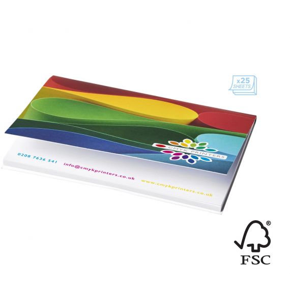 Post-its personnalisé Sticky-Mate® 105x75 mm couverture souple