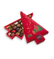 Boite chocolat de Noël personnalisée et individuelle- Marque place