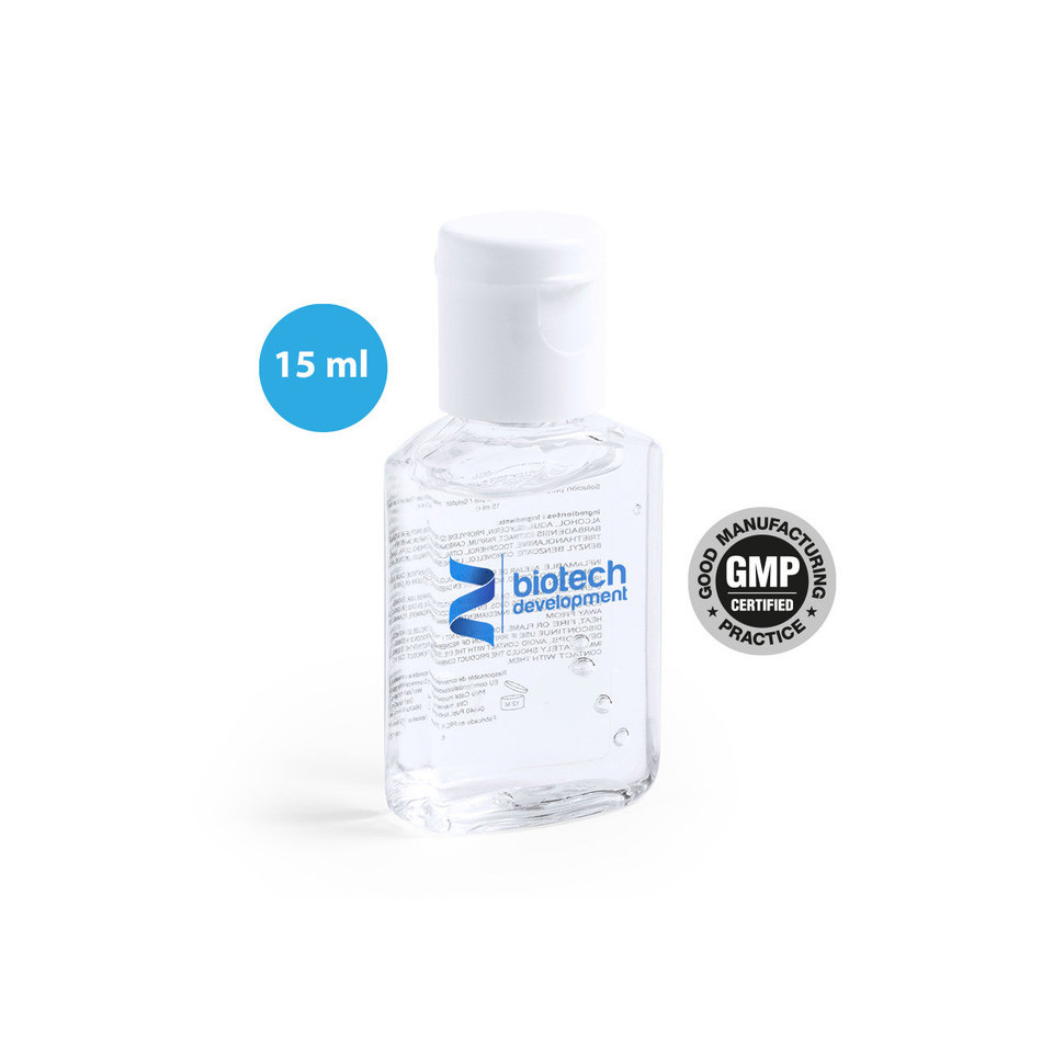 Gel hydroalcoolique publicitaire 15 ml