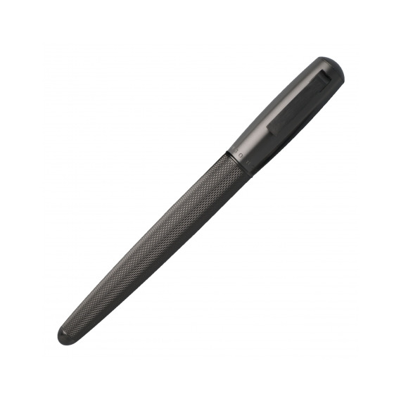 Stylo publicitaire roller Pure Matte Dark Chrome