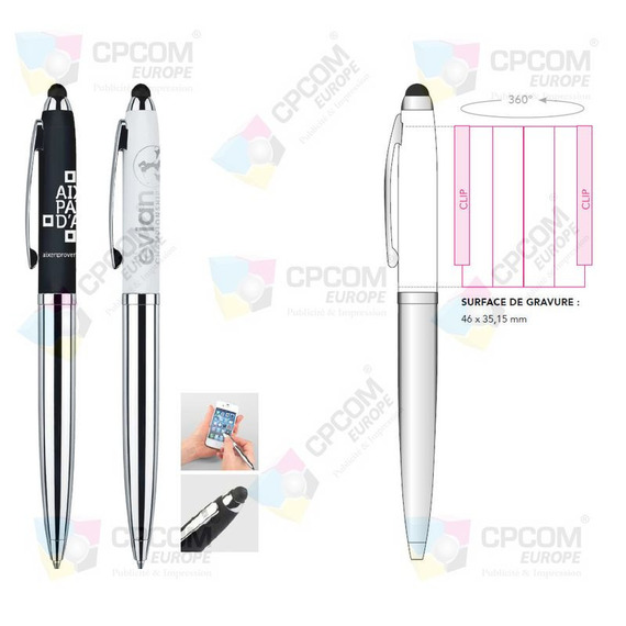 Stylo stylet publicitaire touch pad pen Nautic