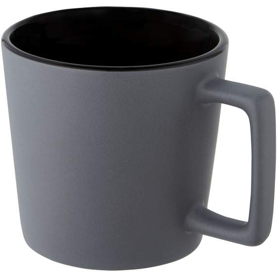 Tasse publicitaire Cali de 370 ml en céramique avec finition mate