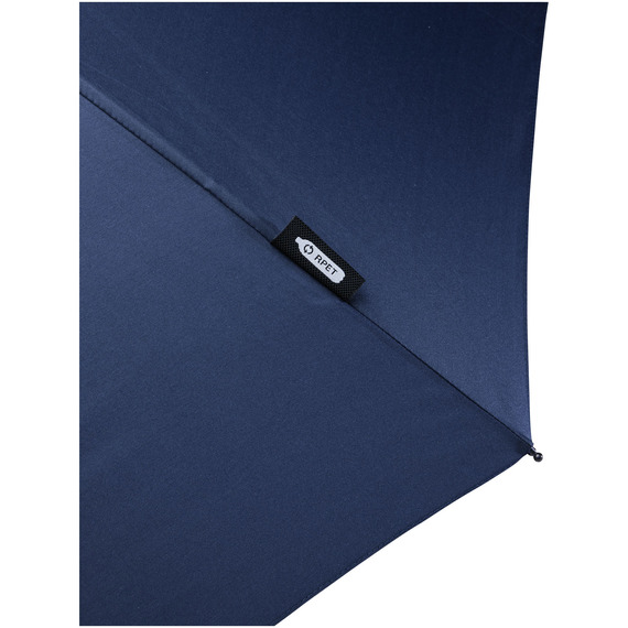 Parapluie publicitaire 21" pliable windproof en PET recyclé Birgit