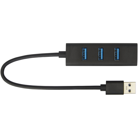 Hub publicitaire USB 3.0 Adapt en aluminium