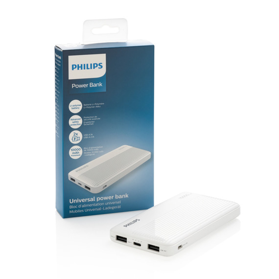 Batterie publicitaire de Secours Philips Ultra Fine 10000mAh