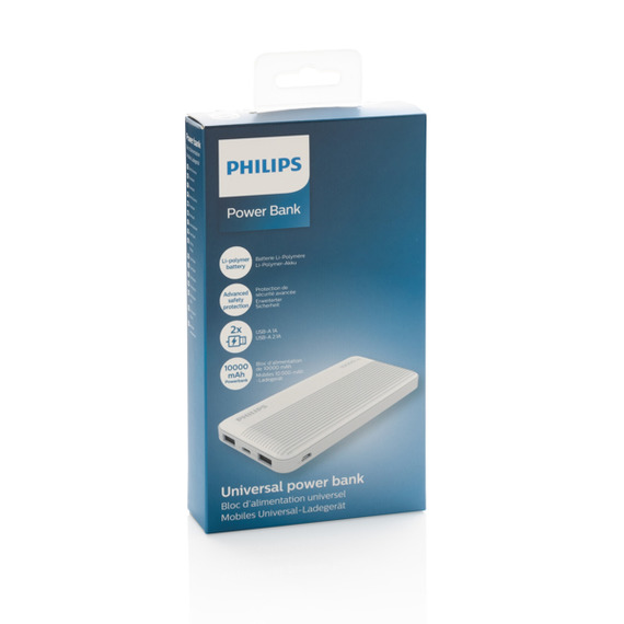 Batterie publicitaire de Secours Philips Ultra Fine 10000mAh