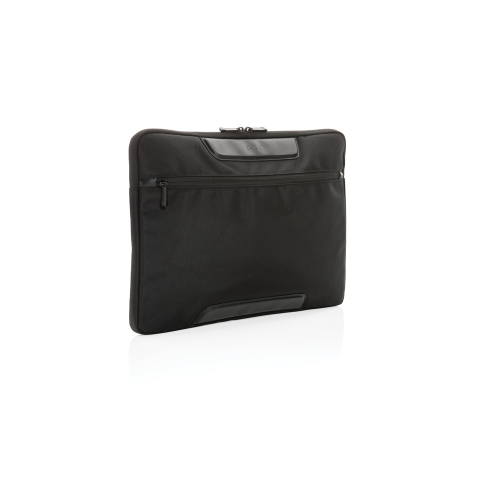 Pochette publicitaire ordinateur 15.6" Swiss Peak Voyager en rPET AWARE™