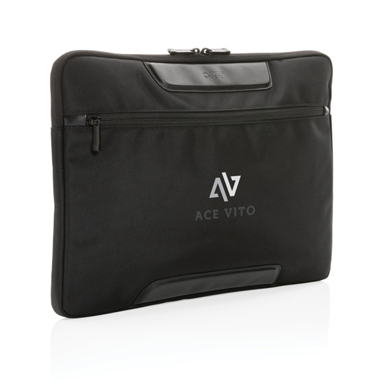 Pochette publicitaire ordinateur 15.6" Swiss Peak Voyager en rPET AWARE™