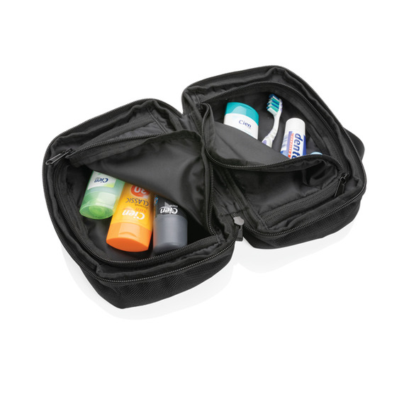 Trousse publicitaire de toilette en rPET  AWARE™ Swiss Peak Voyager