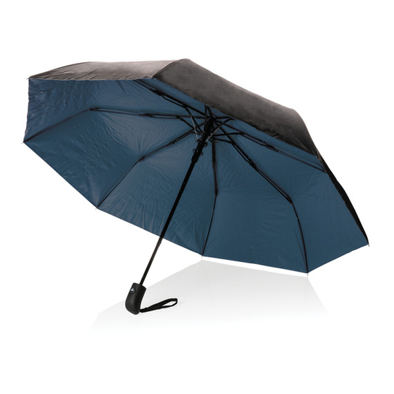 Mini parapluie publicitaire 21" en rPET 190T bi couleur Impact AWARE™