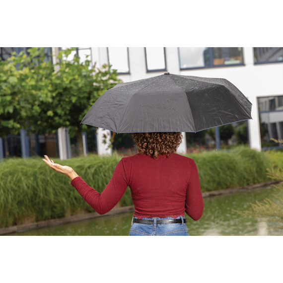 Mini parapluie publicitaire 21" en rPET 190T bi couleur Impact AWARE™