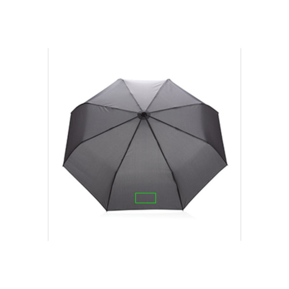 Parapluie publicitaire 21" automatique rPET 190T et bambou Impact AWARE™