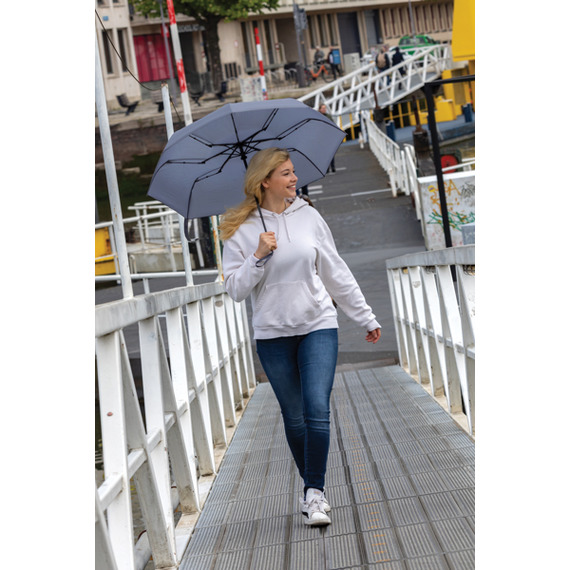 Parapluie publicitaire 21" automatique rPET 190T et bambou Impact AWARE™