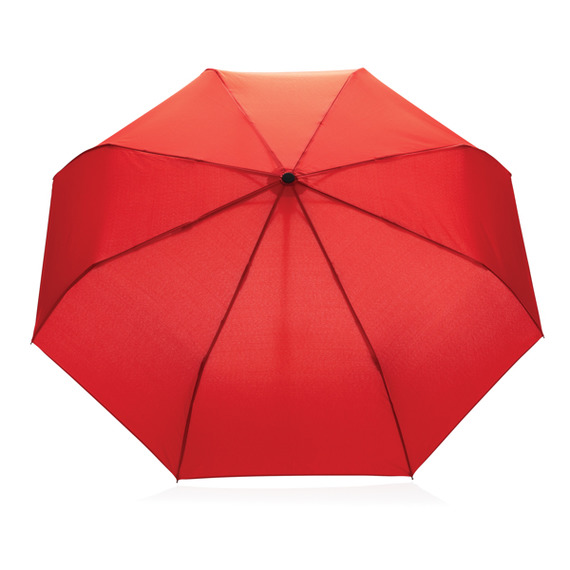 Parapluie publicitaire 21" automatique rPET 190T et bambou Impact AWARE™