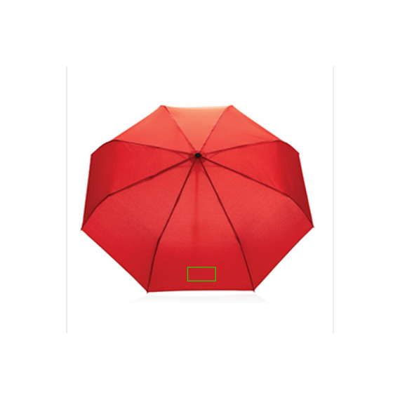 Parapluie publicitaire 21" automatique rPET 190T et bambou Impact AWARE™