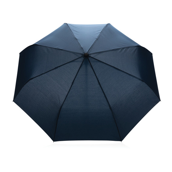 Parapluie publicitaire 21" automatique rPET 190T et bambou Impact AWARE™