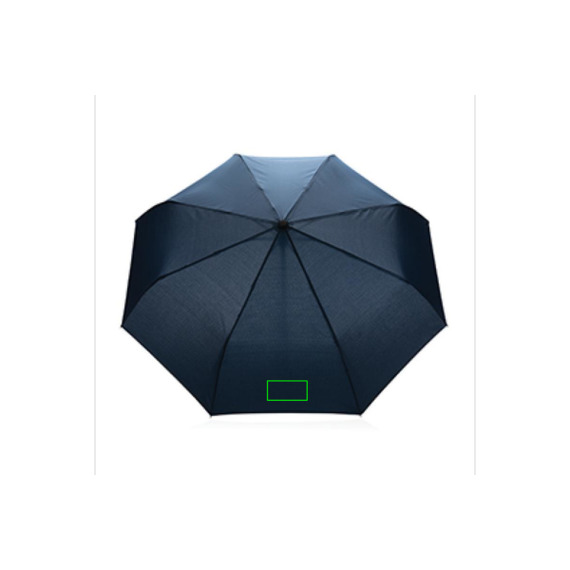 Parapluie publicitaire 21" automatique rPET 190T et bambou Impact AWARE™