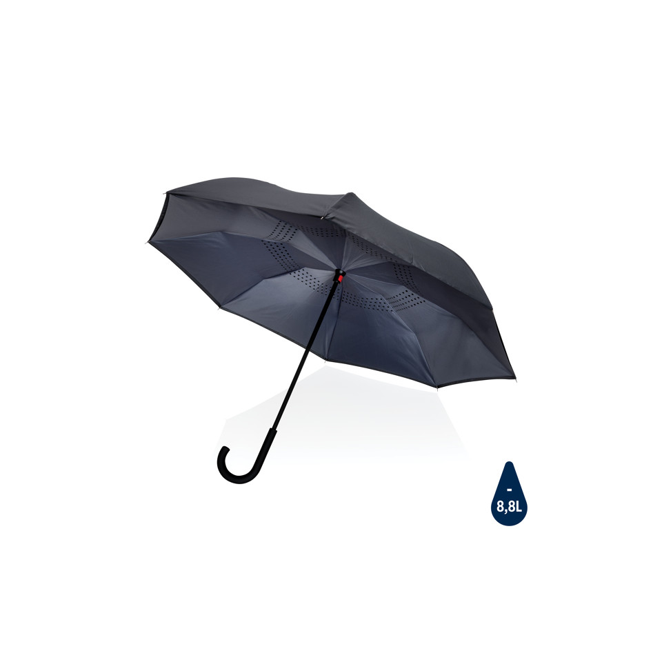 Parapluie publicitaire réversible 23" en rPET 190T Impact AWARE™