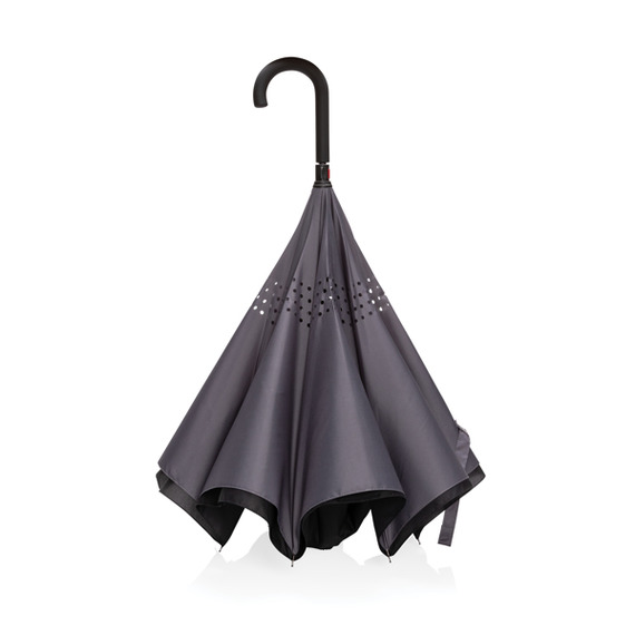 Parapluie publicitaire réversible 23" en rPET 190T Impact AWARE™