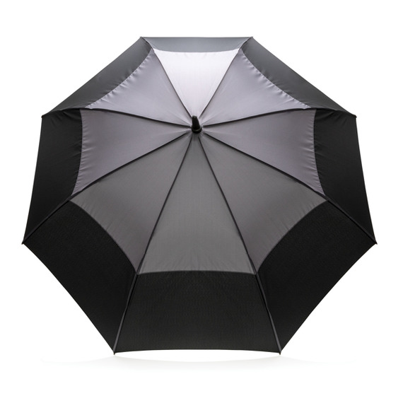 Parapluie publicitaire tempête 27" en rPET ouverture auto Impact AWARE™