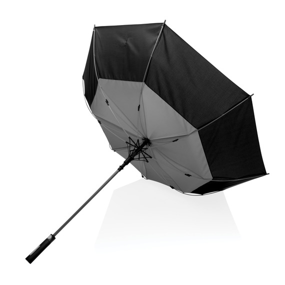 Parapluie publicitaire tempête 27" en rPET ouverture auto Impact AWARE™