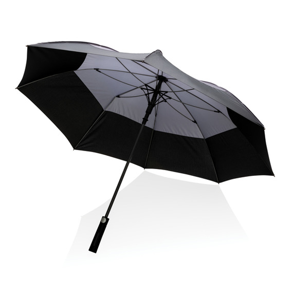 Parapluie publicitaire tempête 27" en rPET ouverture auto Impact AWARE™