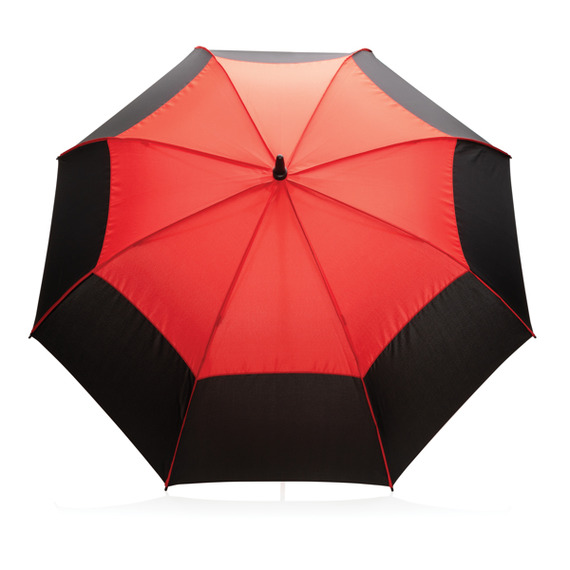 Parapluie publicitaire tempête 27" en rPET ouverture auto Impact AWARE™