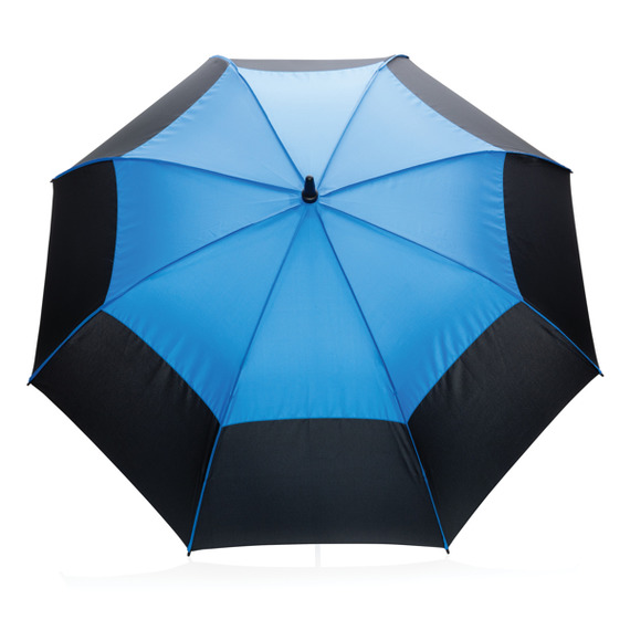 Parapluie publicitaire tempête 27" en rPET ouverture auto Impact AWARE™