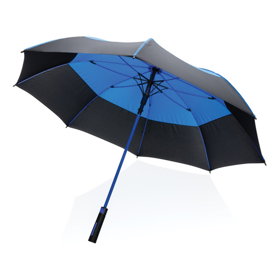 Parapluie publicitaire tempête 27" en rPET ouverture auto Impact AWARE™