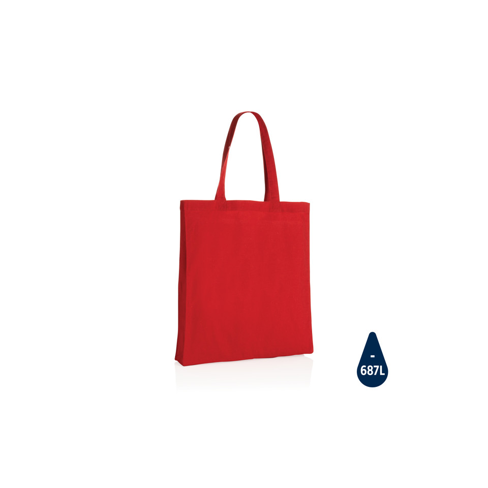 Sac publicitaire tote en coton recyclé avec fond amovible Impact AWARE™