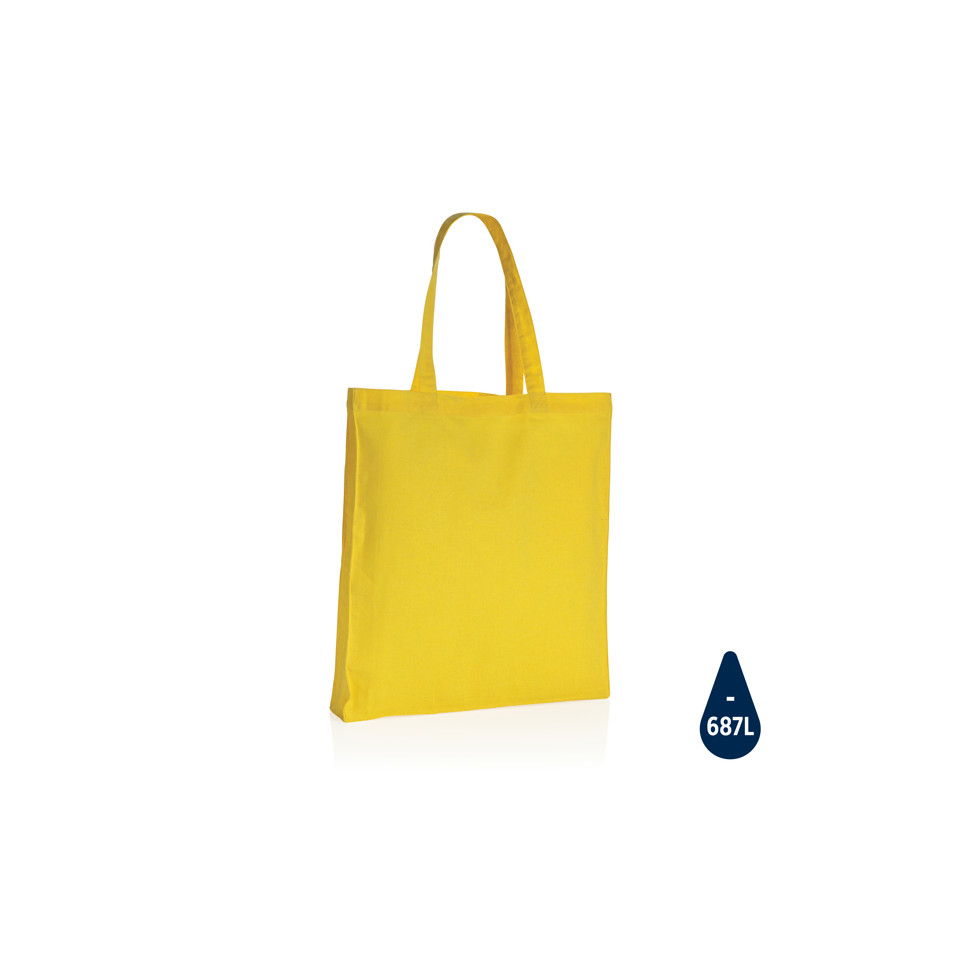 Sac publicitaire tote en coton recyclé avec fond amovible Impact AWARE™