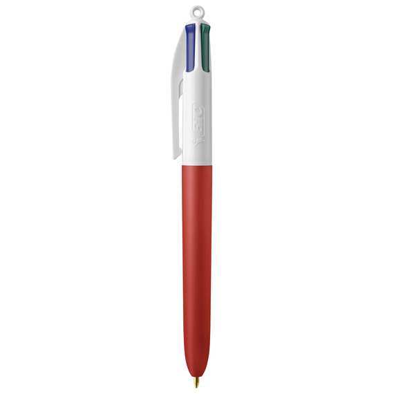 Stylo 4 couleurs publicitaire BIC® Colours Soft touch