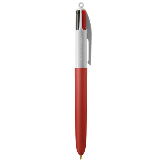 Stylo 4 couleurs publicitaire BIC® Colours Soft touch