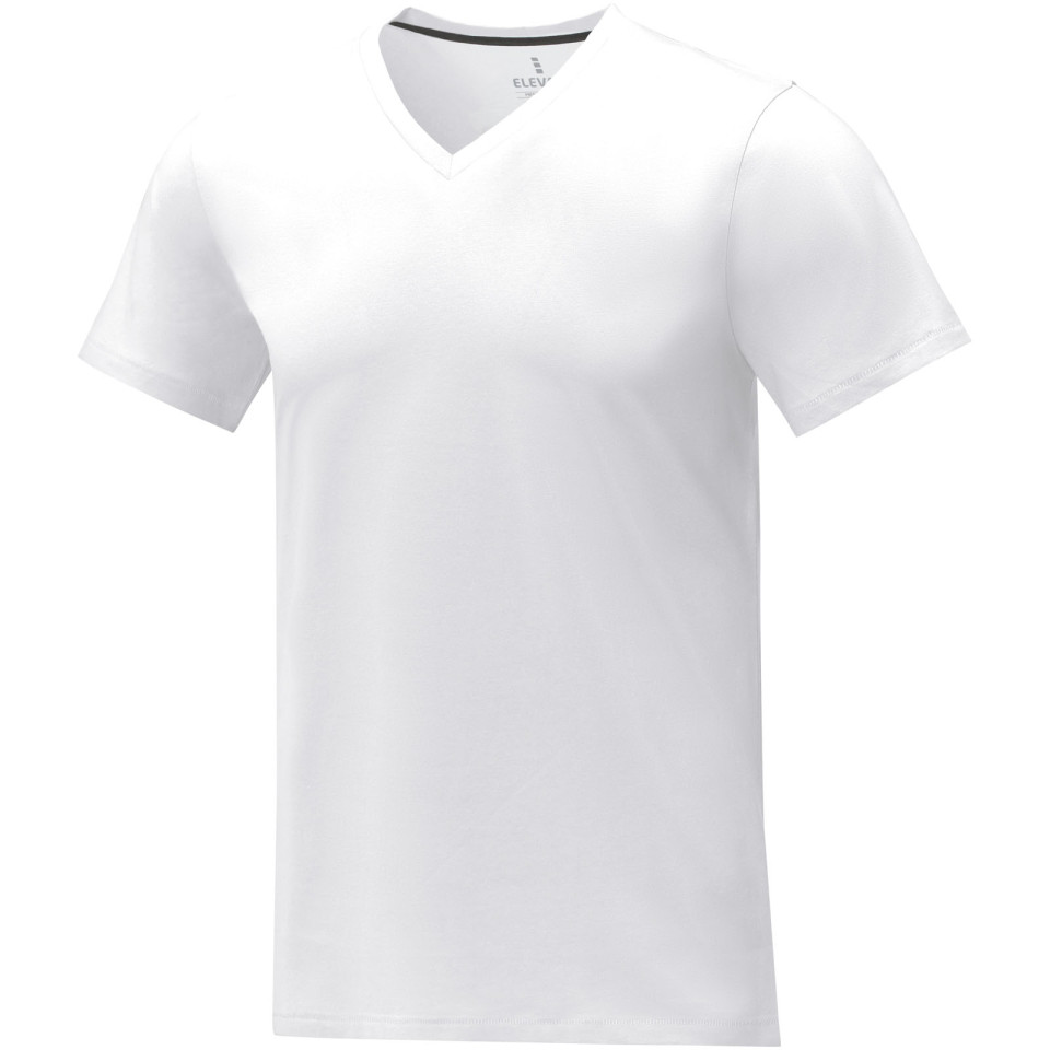 T-shirt publicitaire Somoto manches courtes col V homme