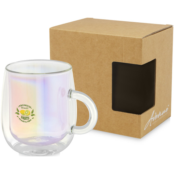 Mug publicitaire Iris 330 ml en verre