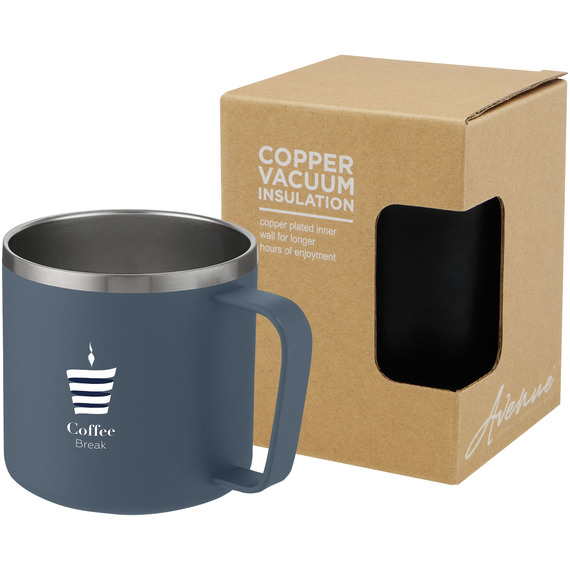 Mug publicitaire isotherme Nordre 350 ml avec couche de cuivre