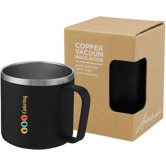 Mug publicitaire isotherme Nordre 350 ml avec couche de cuivre