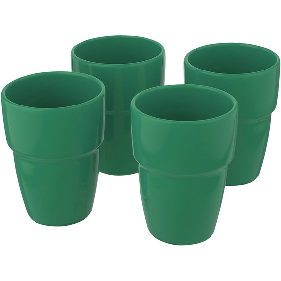 Coffret publicitaire cadeau Staki de 4 mugs empilables 280 ml