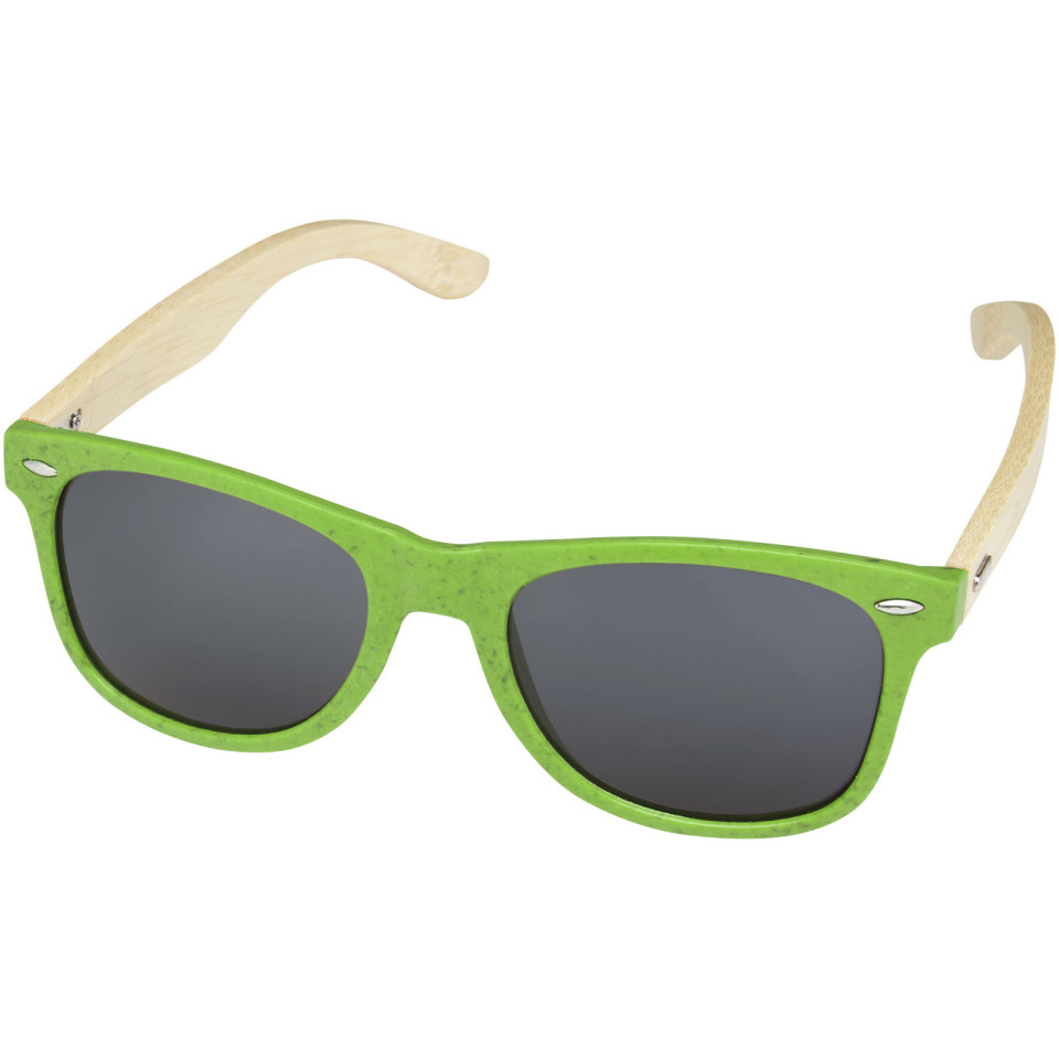 Lunettes publicitaires de soleil Sun Ray en bambou